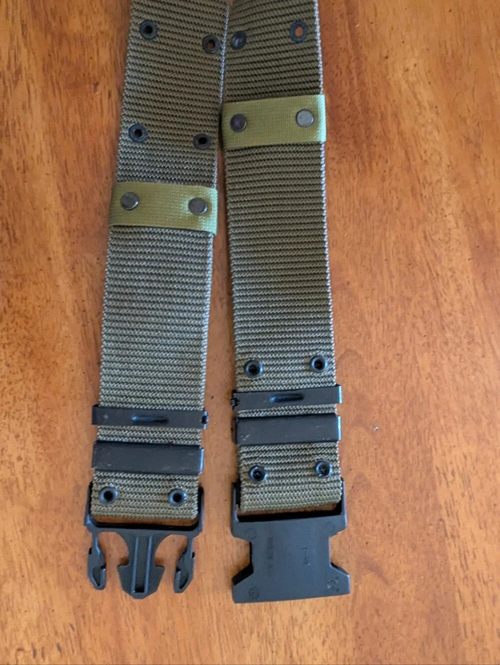 Olive Green Tactical Belt with Military Canteen